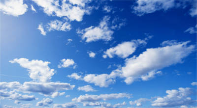Красивое небо с облаками
